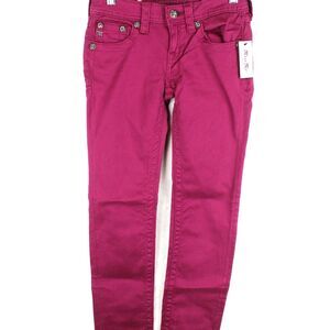 Miss Me Girls JK5616S3 Skinny Pink Denim Jeans Youth Girls Size 12